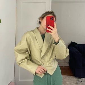 nasty gal faux leather jacket